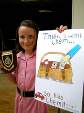 Prize winning Personal Safety Poster